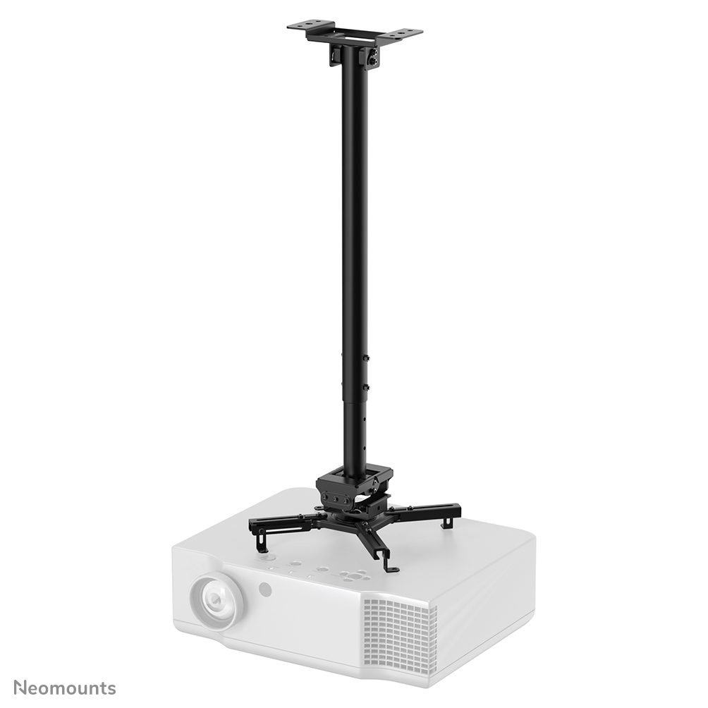 Neomounts CL25-550BL1 Beamer ceiling mount - h 74,5-114,5 cm - easy-install - full motion